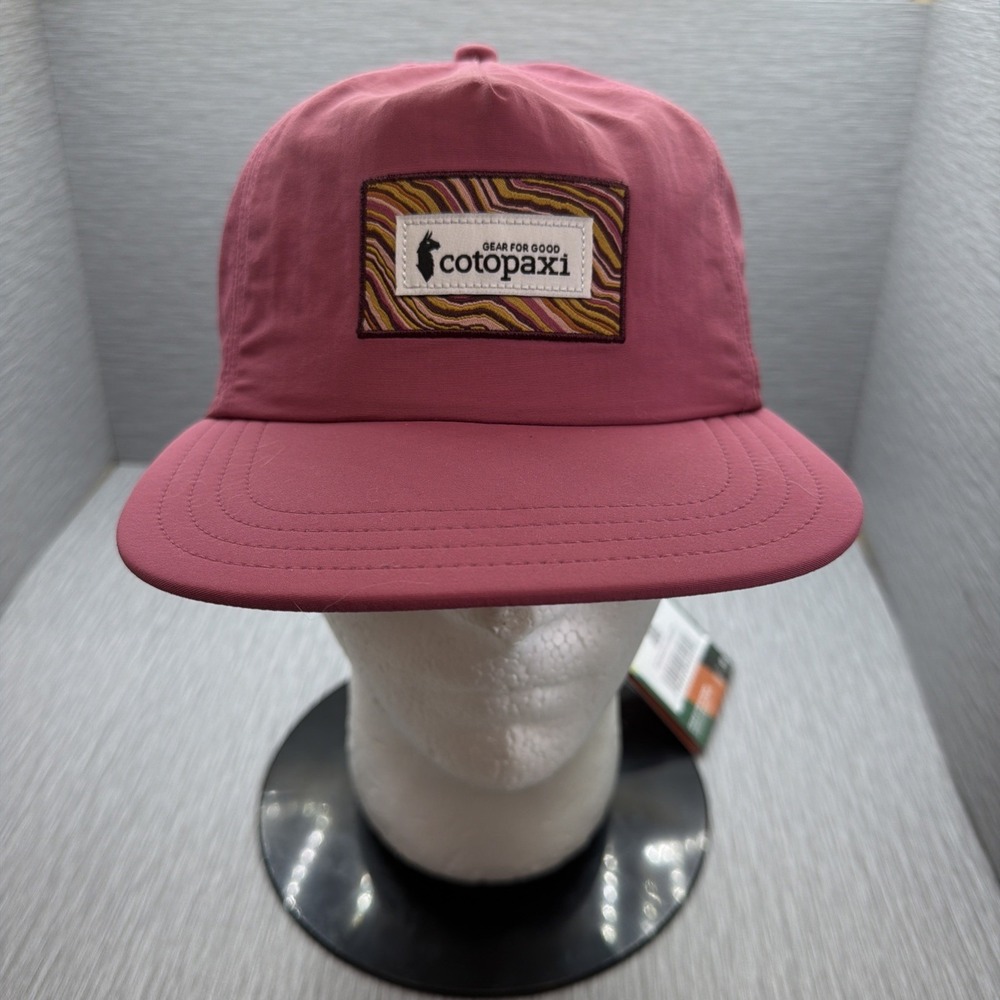 Cotopaxi Making Waves Heritage Tech Hat Sangria Red Packable Cap NWT